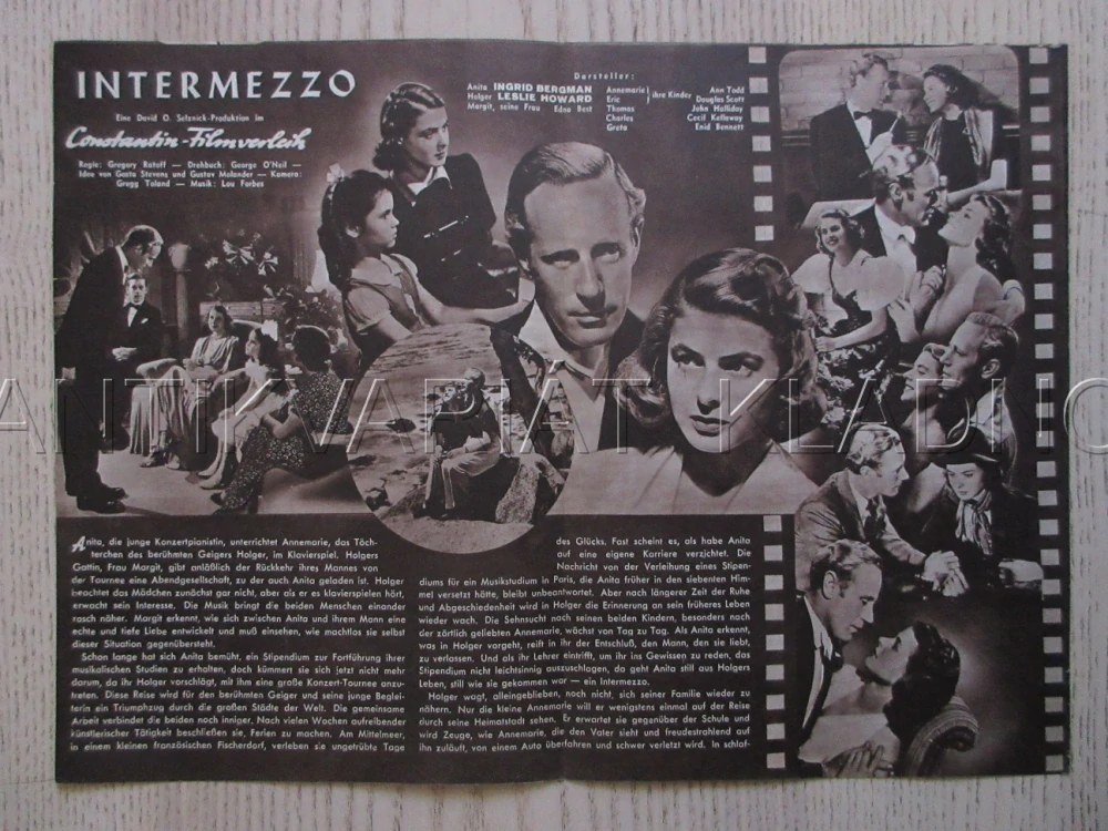 INTERMEZZO, I. BERGMAN, BIO PROGRAM ČŠ-2 Č. 13