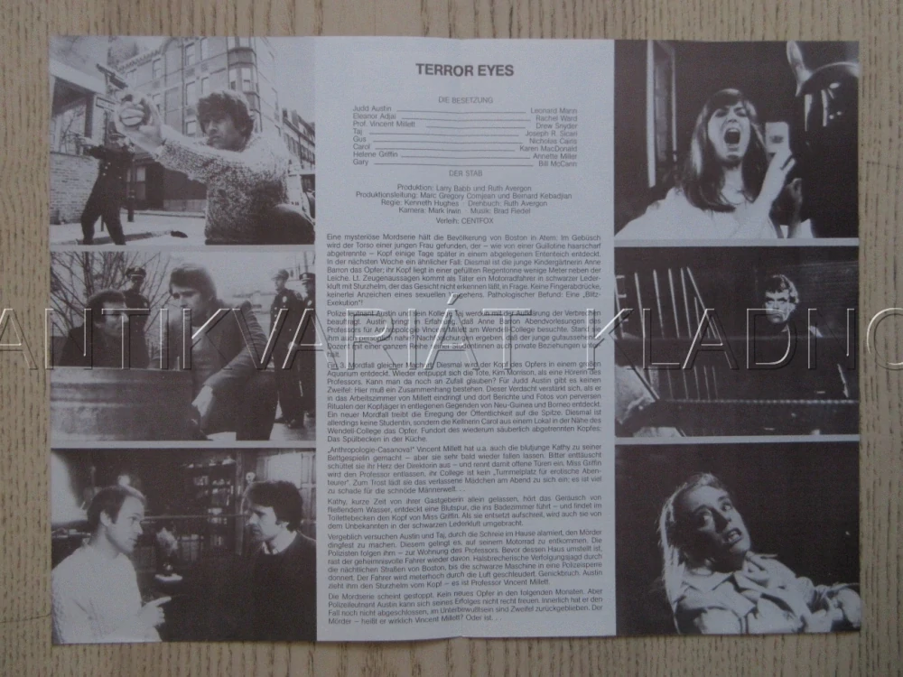TERROR EYES, BIO PROGRAM ČŠ-2 Č. 32