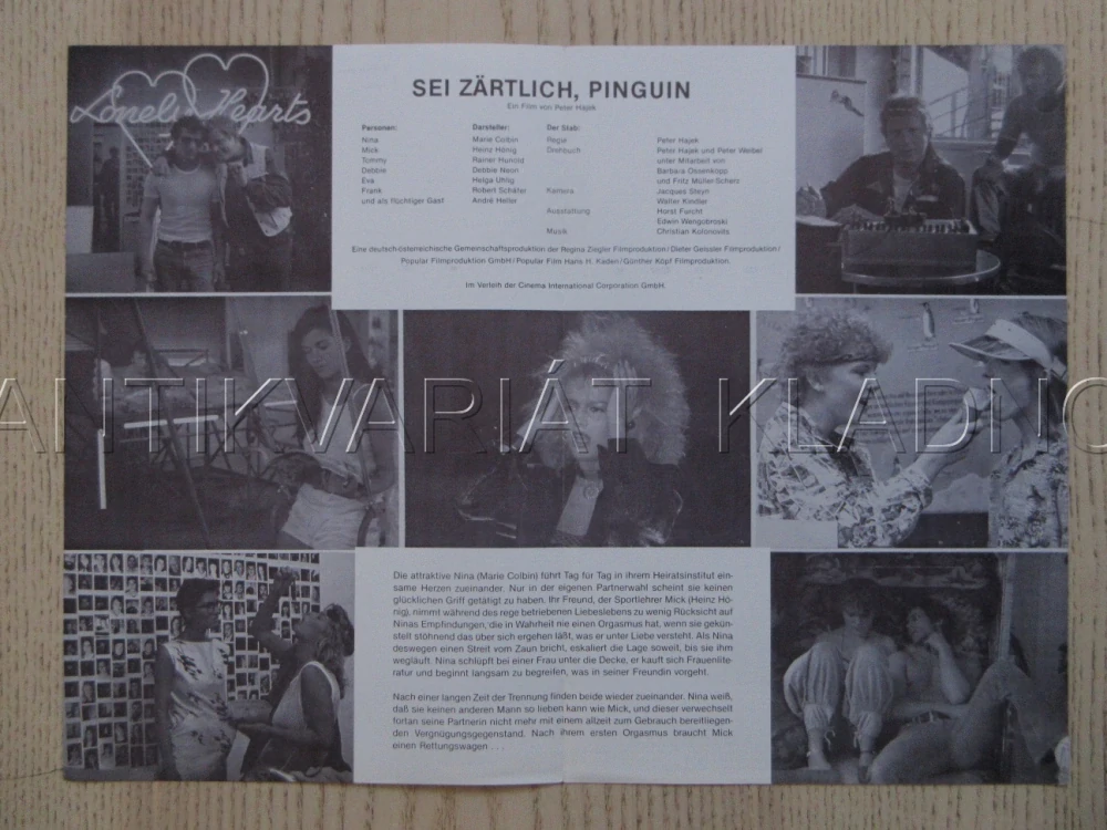 SEI ZÄRTLICH, PINGUIN, BIO PROGRAM ČŠ-2 Č. 36
