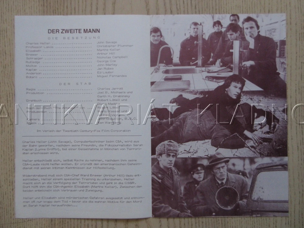 DRUHÝ MUŽ, J. SAVAGE, BIO PROGRAM ČŠ-2 Č. 38