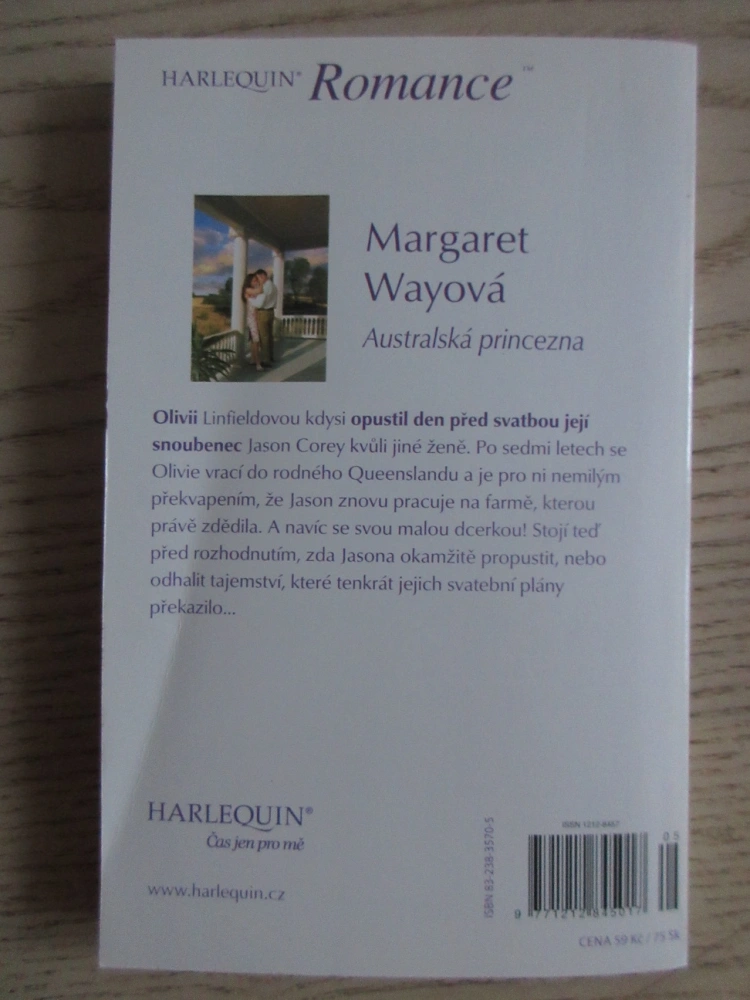 AUSTRALSKÁ PRINCEZNA, MARGARET WAYOVÁ, **an