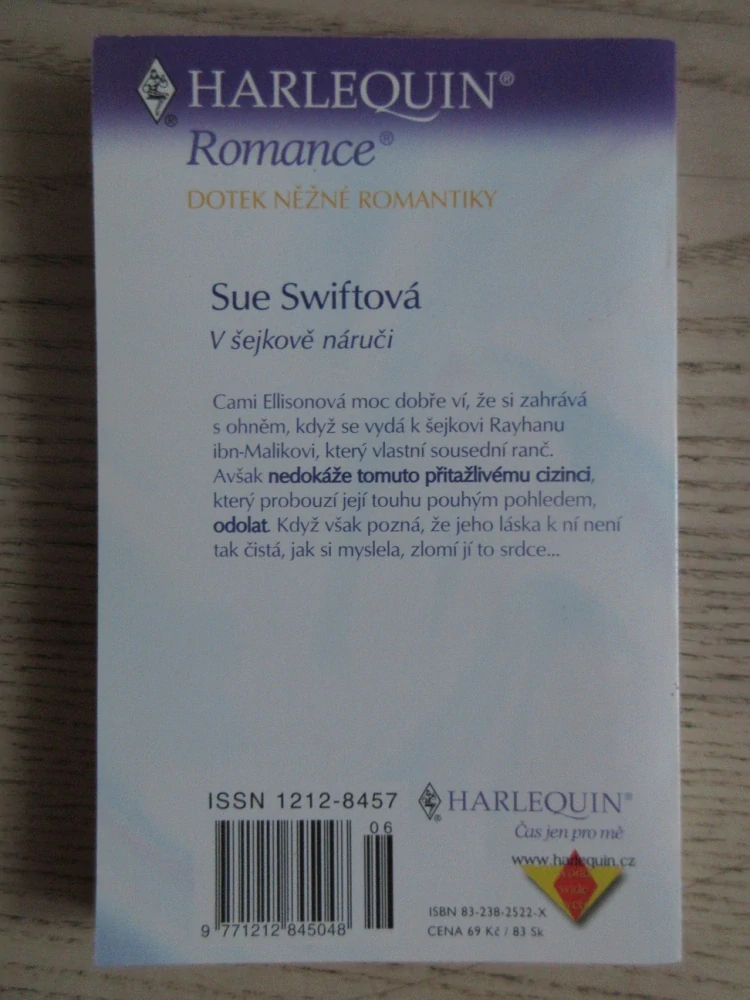 V ŠEJKOVĚ NÁRUČI, SUE SWIFTOVÁ, **an