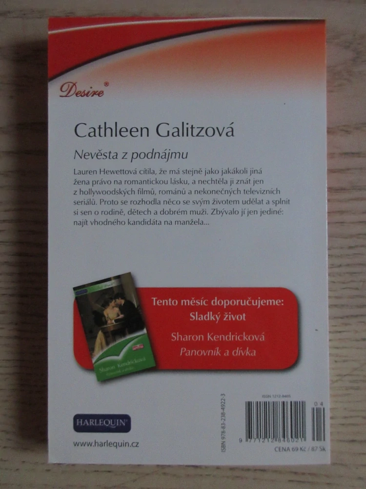 NEVĚSTA Z PODNÁJMU, CATHLEEN GALITZOVÁ, **an