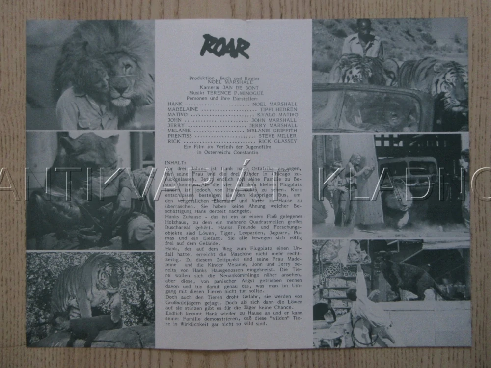 ROAR, T. HEDREN, BIO PROGRAM ČŠ-2 Č. 42