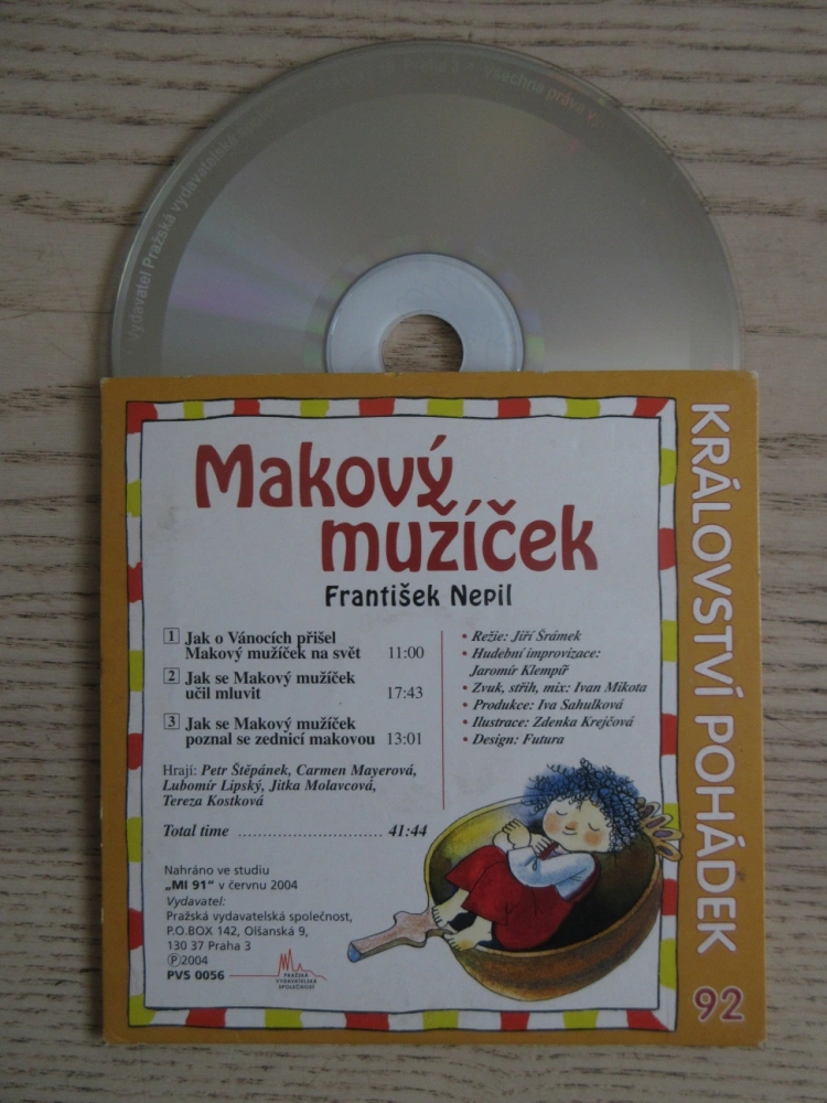 MAKOVÝ MUŽÍČEK, FRANTIŠEK NEPIL, CD MLUVENÉ SLOVO