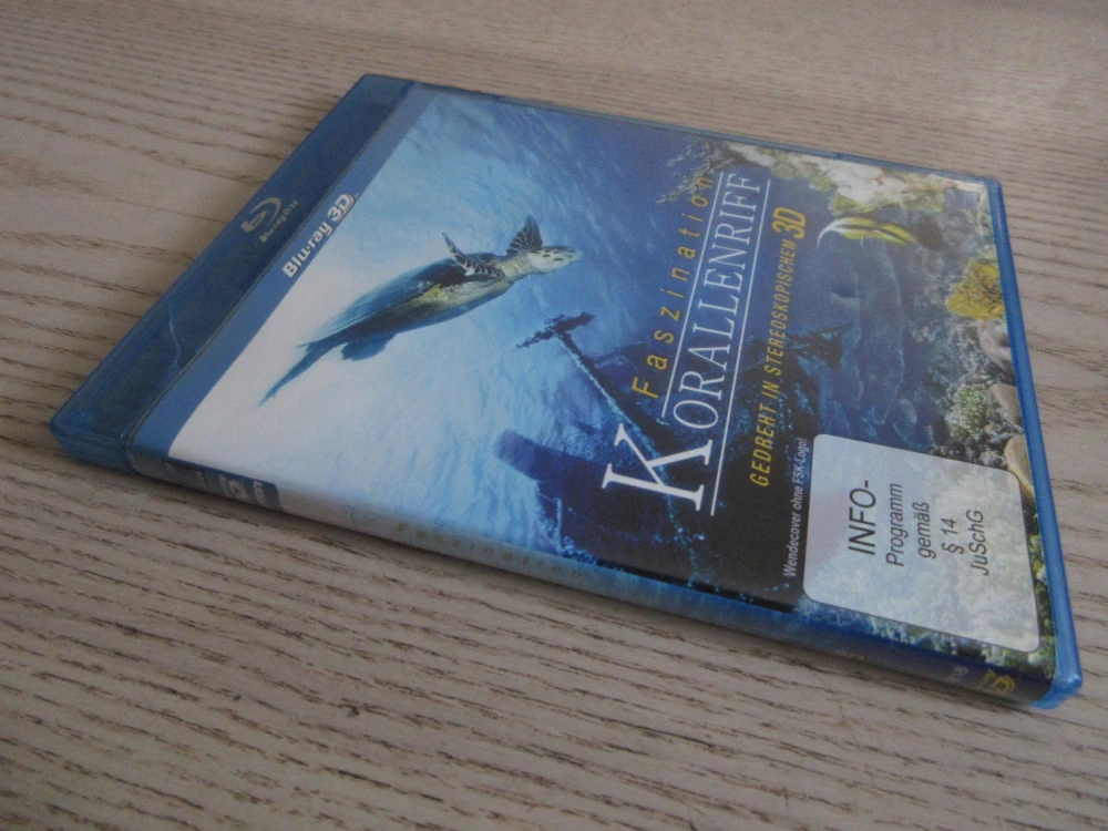 FASZINATION KORALLENRIFF, BLURAY DVD FILM 