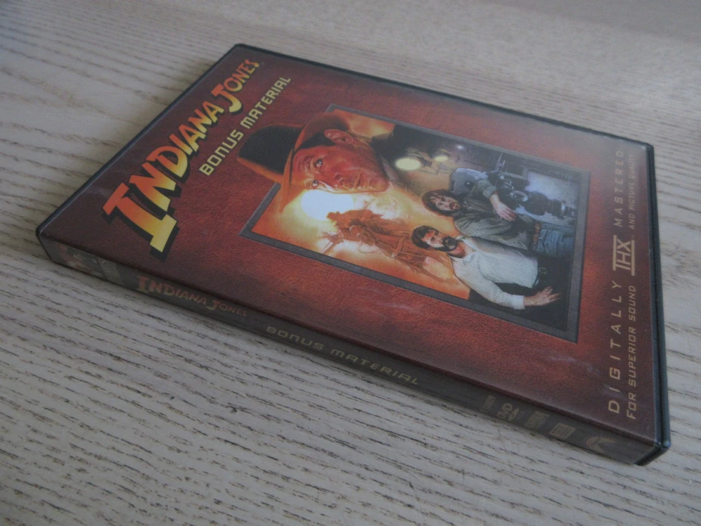 INDIANA JONES, BONUS MATERIAL, GB OBAL, ČESKÉ TITULKY, DVD FILM