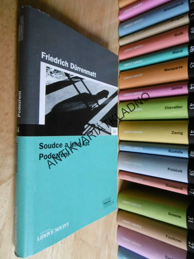 SOUDCE A JEHO KAT, PODEZŘENÍ, FRIEDRICH DÜRRENMATT, **an