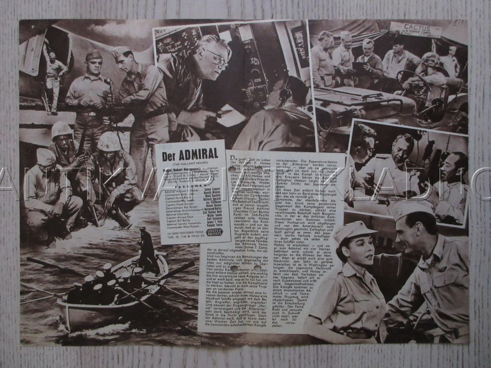 GALANTNÍ HODINY, J. CAGNEY, BIO PROGRAM ČŠ-2 Č. 76