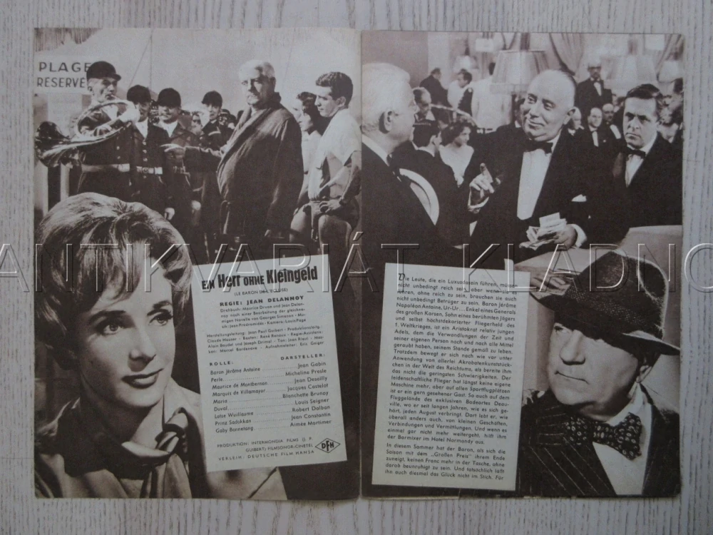 BARON, J. GABIN, BIO PROGRAM ČŠ-2 Č. 78