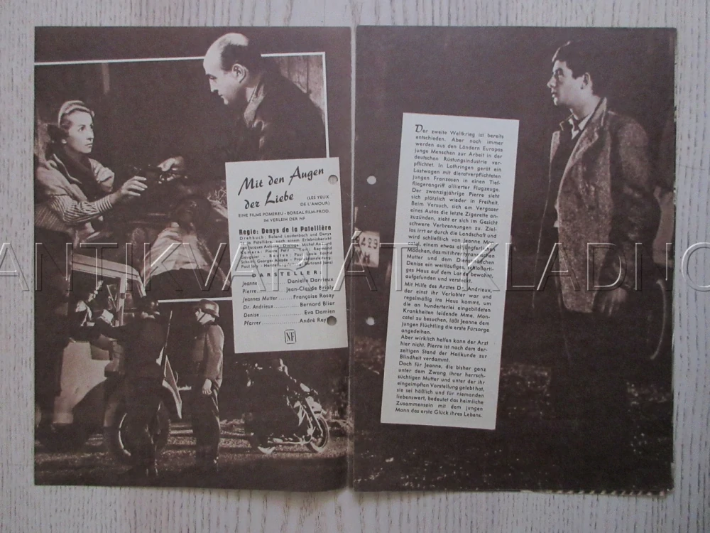 LES YEUX DE L'AMOUR, J. C. BRIALY, BIO PROGRAM ČŠ-2 Č. 82