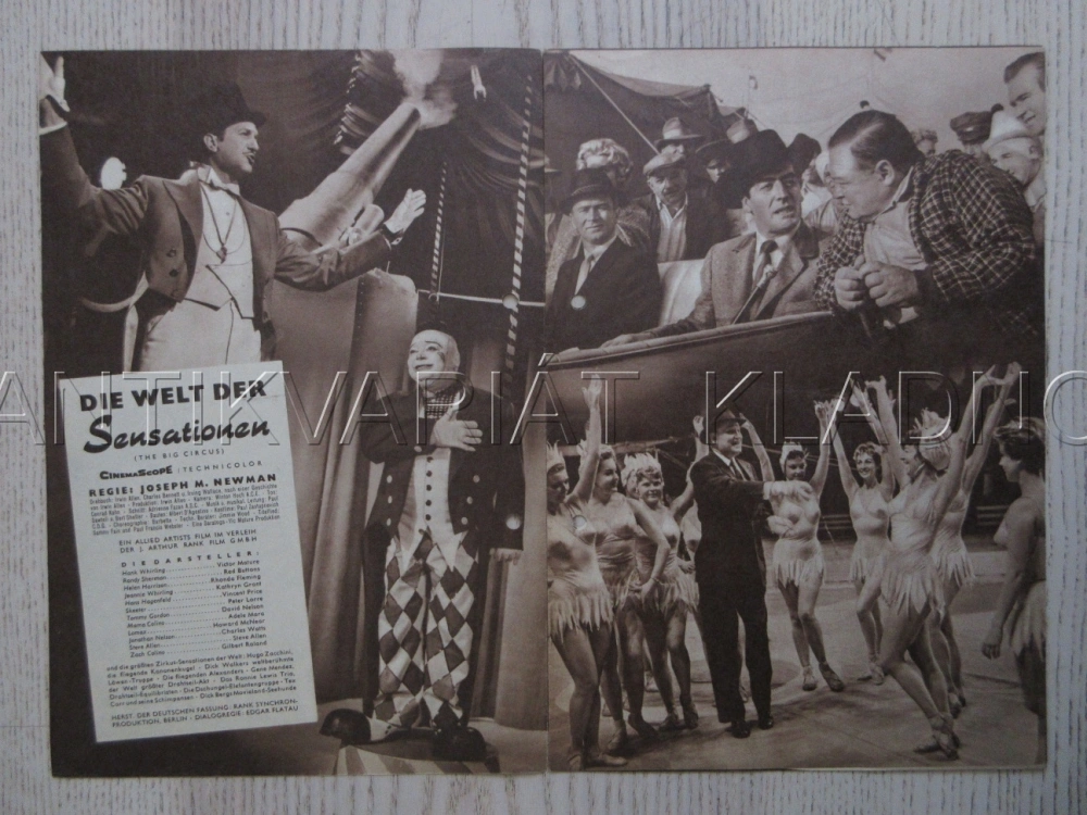 THE BIG CIRCUS, VELKÝ CIRKUS, V. MATURE, V. PRICE, BIO PROGRAM ČŠ-2 Č. 84
