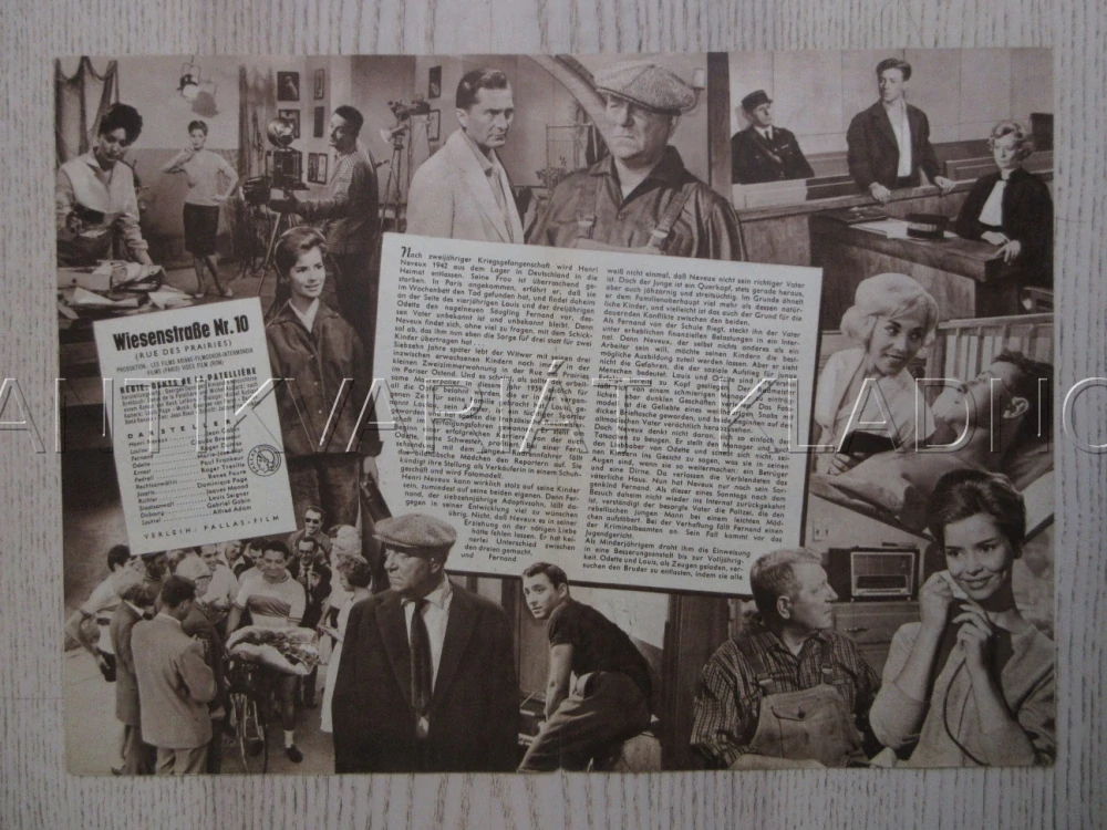 RUE DES PRAIRIES, LUČNÍ ULICE, J. GABIN, BIO PROGRAM ČŠ-2 Č. 88