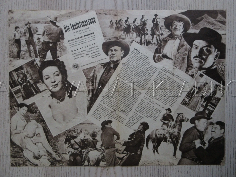BORDER RIVER, J. MCCREA, BIO PROGRAM ČŠ-2 Č. 96