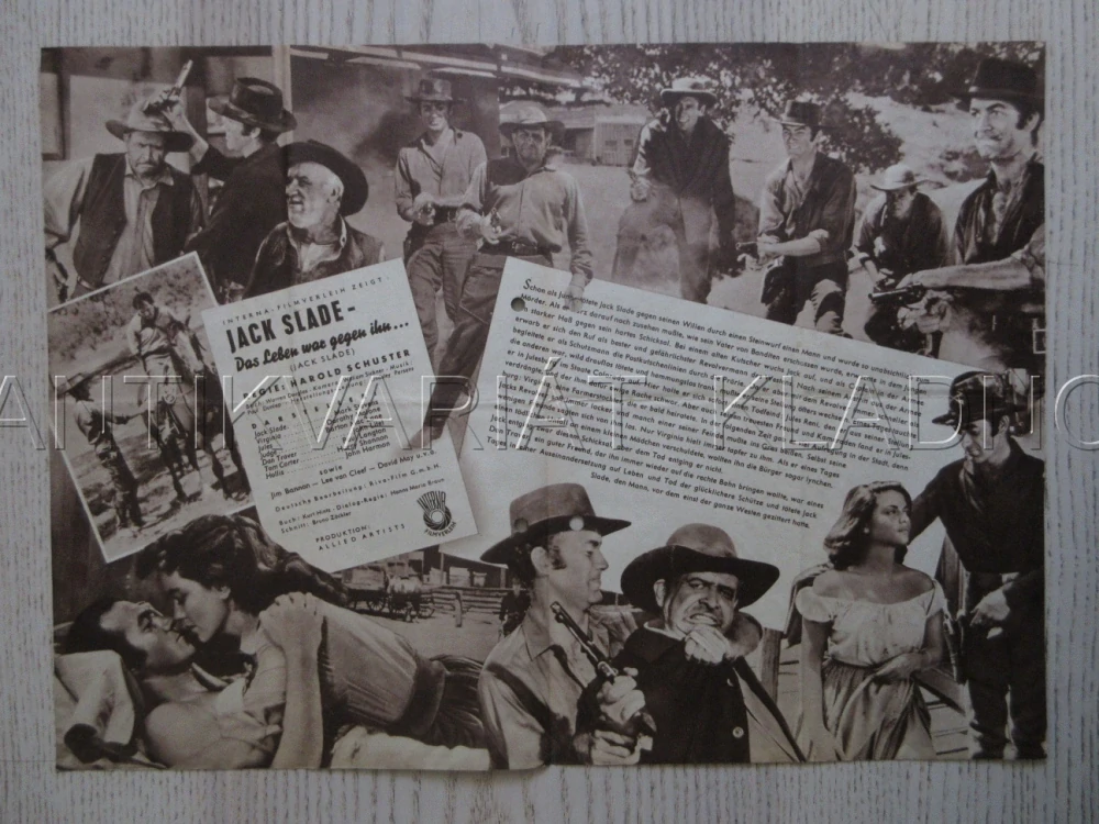 JACK SLADE, LEE VAN CLEEF, BIO PROGRAM ČŠ-2 Č. 100