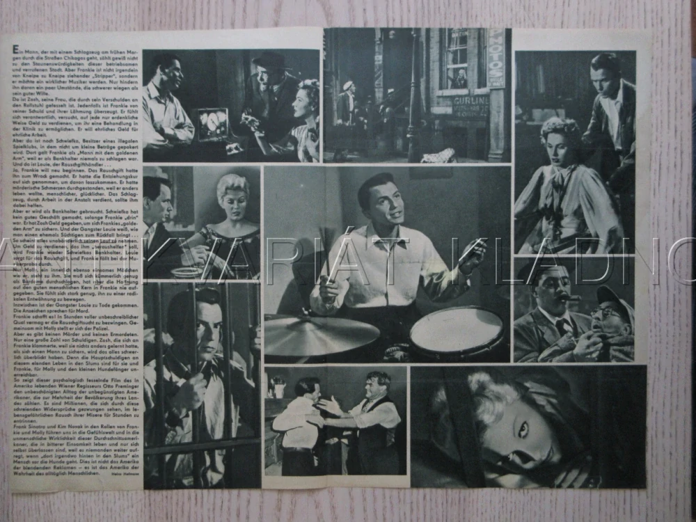 MUŽ SE ZLATOU ZBRANÍ, F. SINATRA, BIO PROGRAM ČŠ-2 Č. 116