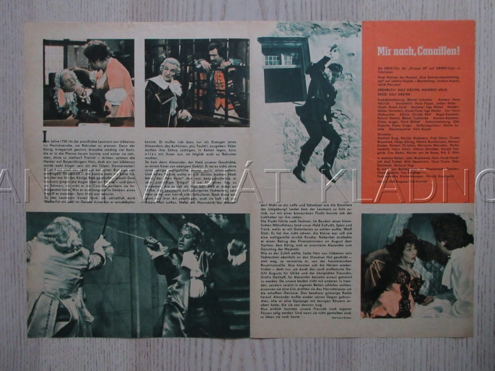 MIR NACH, CANAILLEN!, DOBROD "DEFA", M. KRUG, PROGRAM ČŠ-2 Č. 149