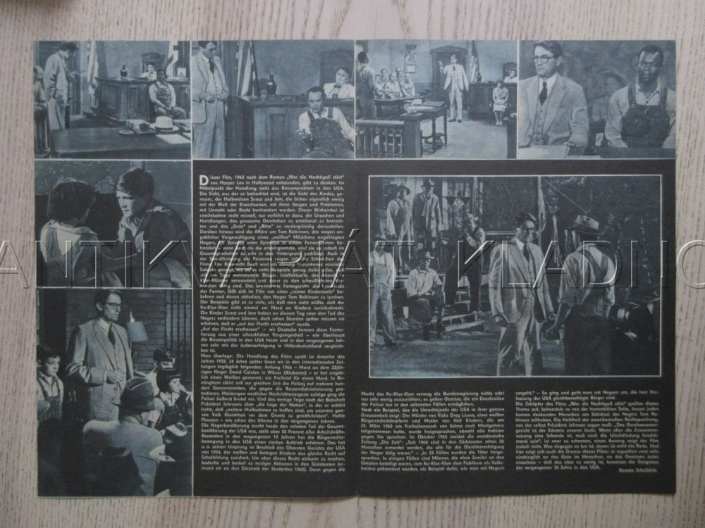 JAKO ZABÍT PTÁČKA, G. PECK, PROGRAM ČŠ-2 Č. 159