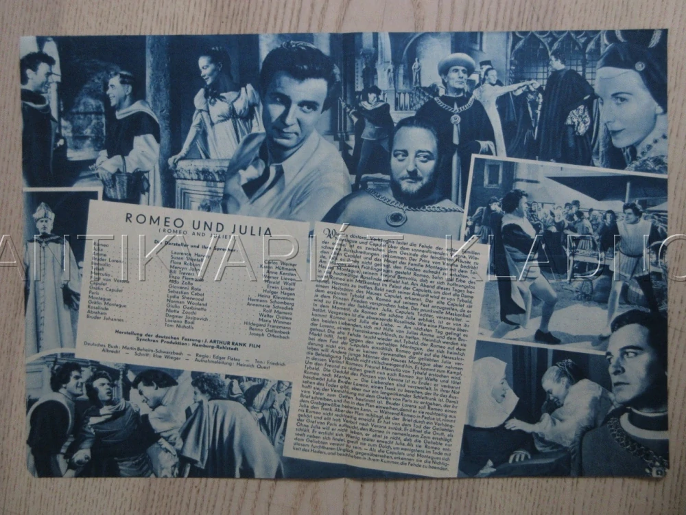 ROMEO A JULIE, L. HARVEY, BIO PROGRAM ČŠ-2 Č. 175