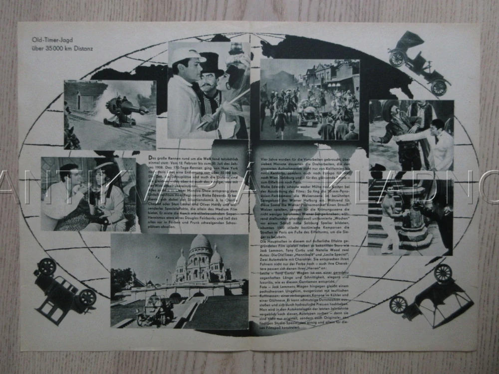 VELKÉ ZÁVODY, J. LEMMON, T. CURTIS, P. FALK, BIO PROGRAM ČŠ-2 Č. 197