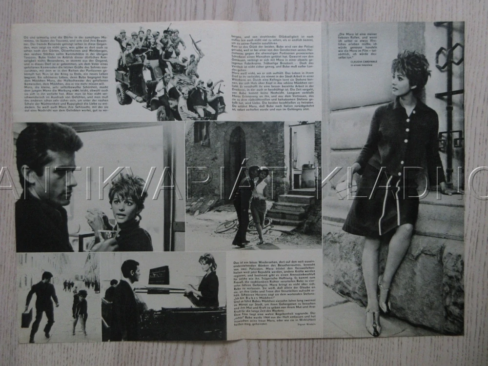 BUBES MÄDCHEN, C. CARDINALE, FILM FR/IT, BIO PROGRAM ČŠ-2 Č. 198