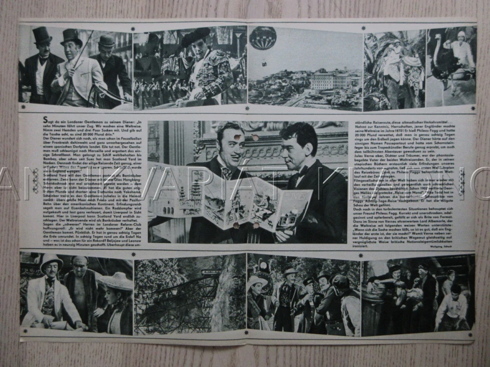CESTA KOLEM SVĚTA ZA 80 DNÍ, D. NIVEN, J. VERNE, BIO PROGRAM ČŠ-2 Č. 203