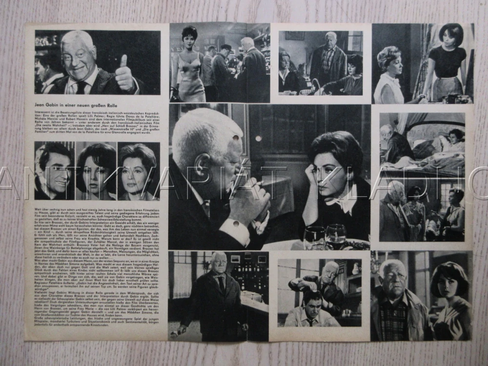 HERR AUF SCHLOSS BRASSAC, HROM DO TOHO!, FILM FR, J. GABIN, M. MERCIER, BIO PROGRAM ČŠ-2 Č. 205