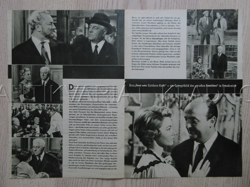 VELKÁ RODINA, J. GABIN, BIO PROGRAM ČŠ-2 Č. 206