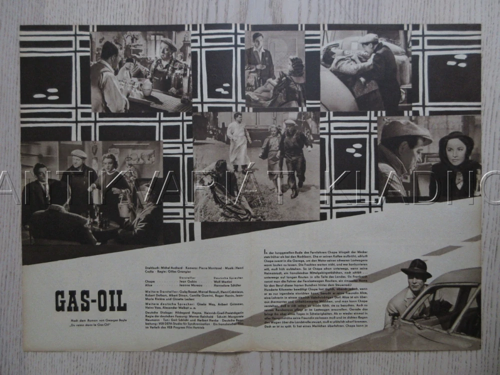GAS OIL, J. GABIN, BIO PROGRAM ČŠ-2 Č. 212