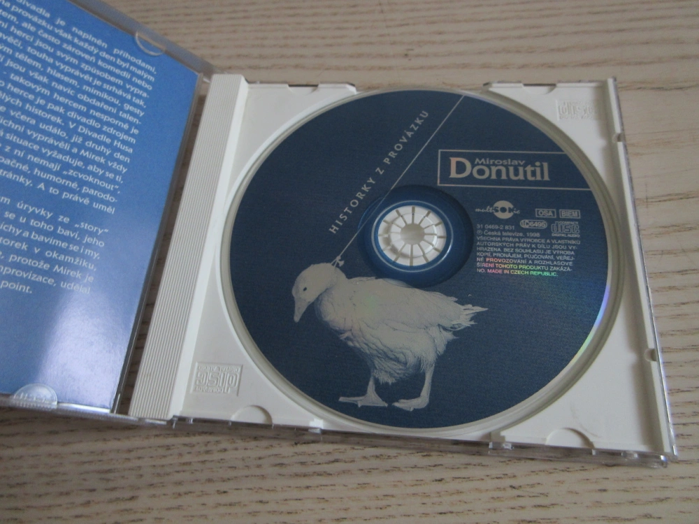 MIROSLAV DONUTIL, HISTORKY Z PROVÁZKU, CD MLUVENÉ SLOVO