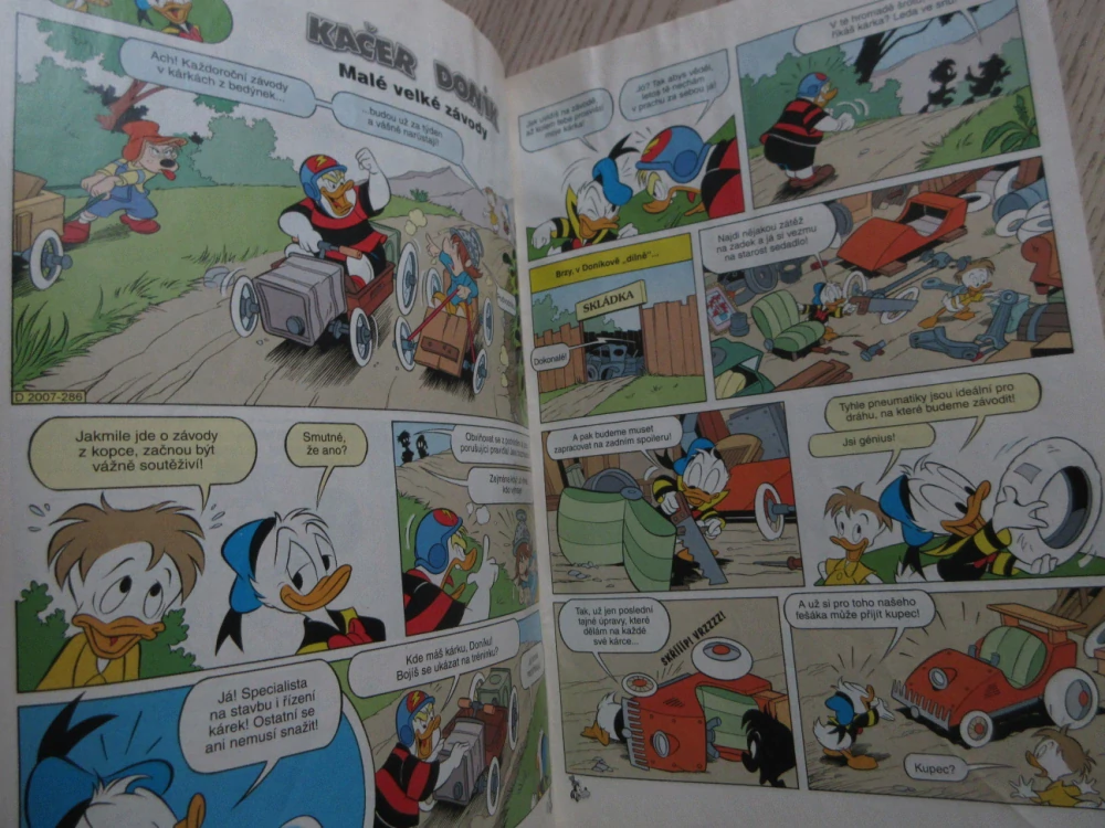 KAČER DONALD, 11/09, KOMIKS, DISNEY