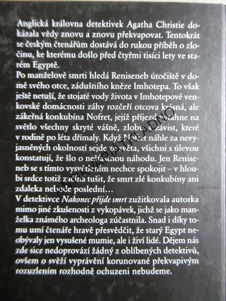 NAKONEC PŘIJDE SMRT, AGATHA CHRISTIE