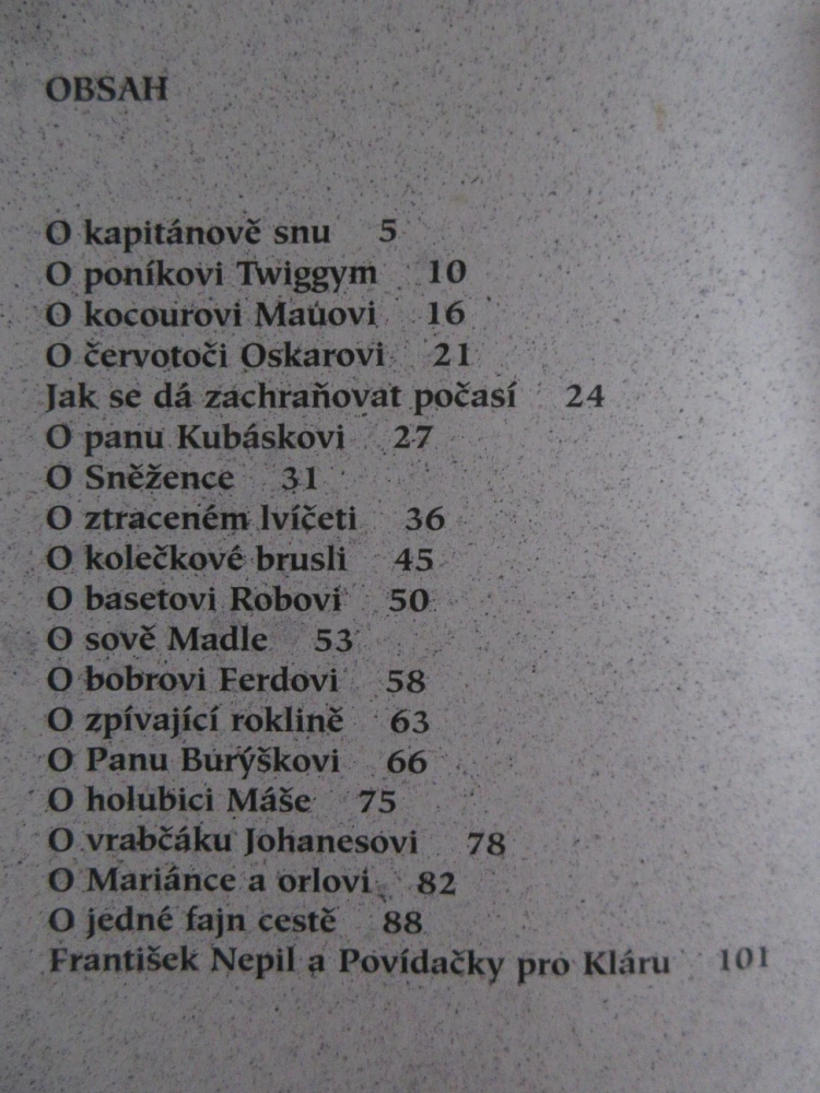 POVÍDAČKY PRO KLÁRKU, JIŘÍ STRÁNSKÝ,**an