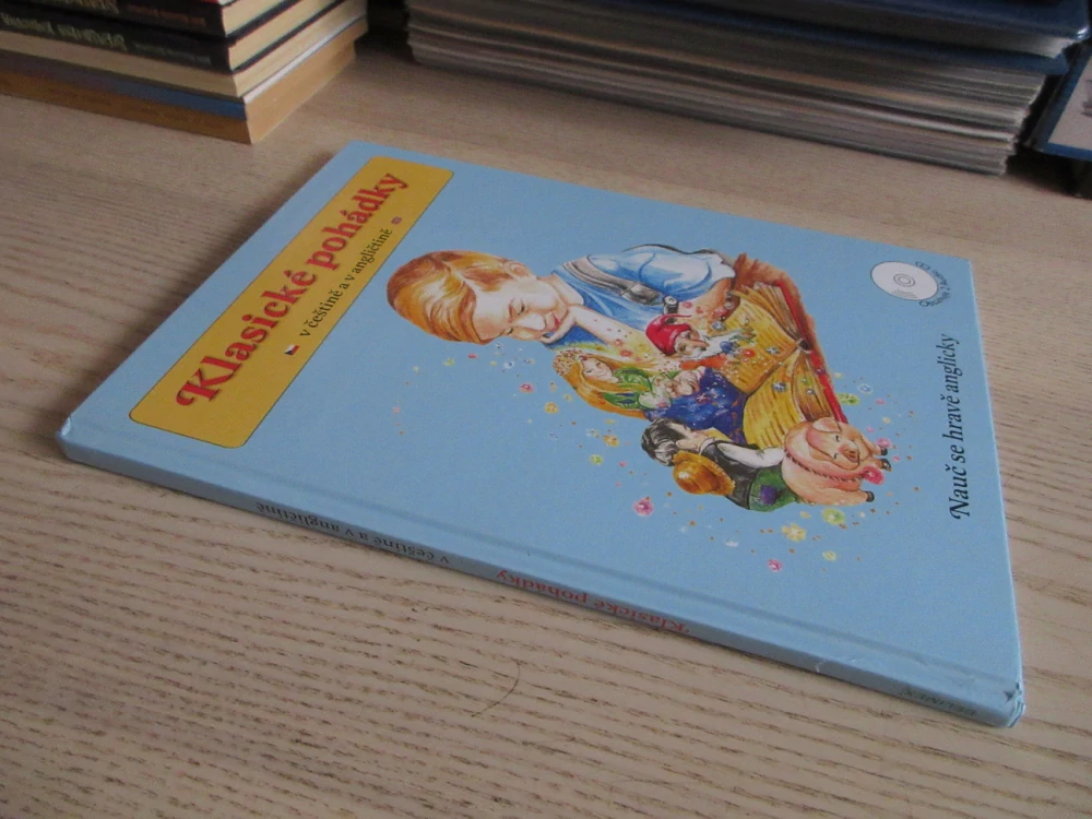 KLASICKÉ POHÁDKY V ČEŠTINĚ A ANGLIČTINĚ, 2X CD, DVOJJAZYČNÉ, **an