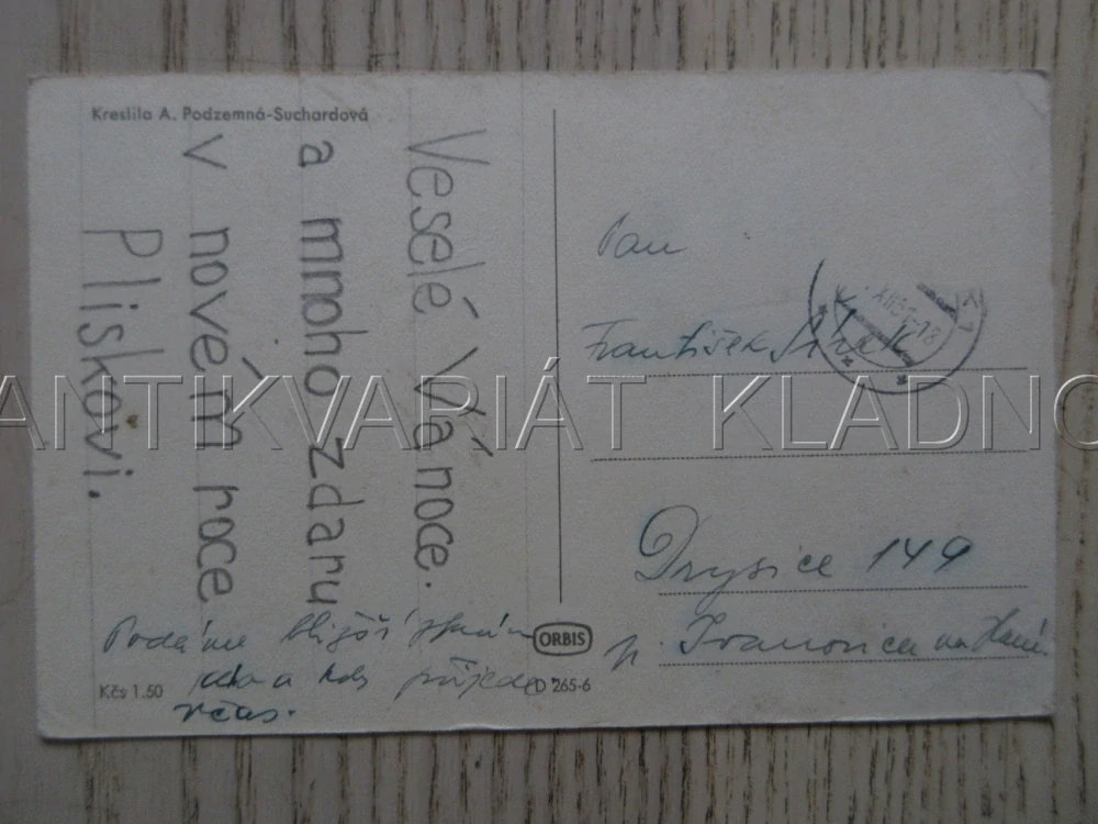 RADOSTNÉ VÁNOCE!, ZIMA, SNÍH, DĚTI, POHLEDNICE 1773