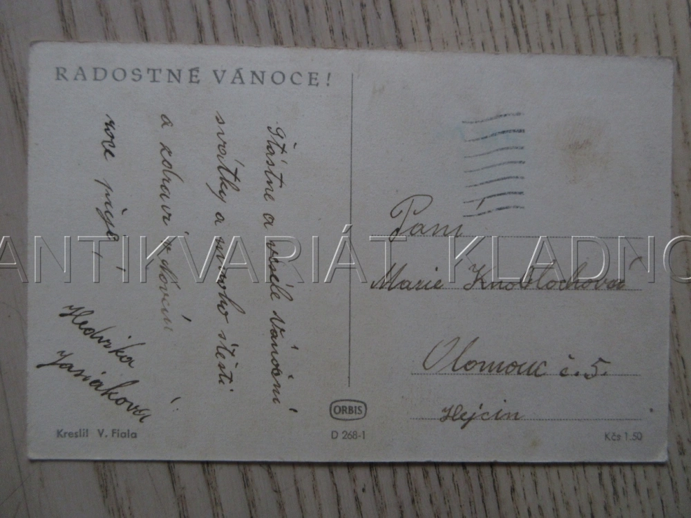 RADOSTNÉ VÁNOCE!, STÁNKY, ZIMA, SNÍH, DĚTI, POHLEDNICE 1786