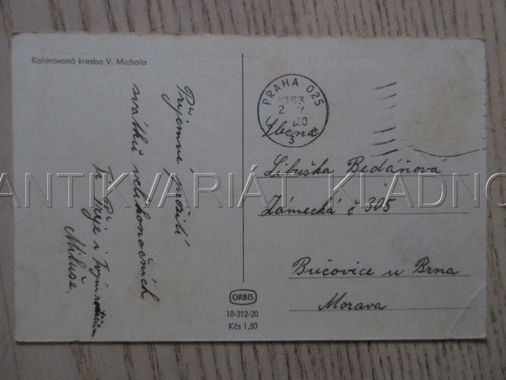 RADOSTNÉ VELIKONOCE!, V. MICHAL, PRASE, DĚTI, FARMA, POHLEDNICE 1795A