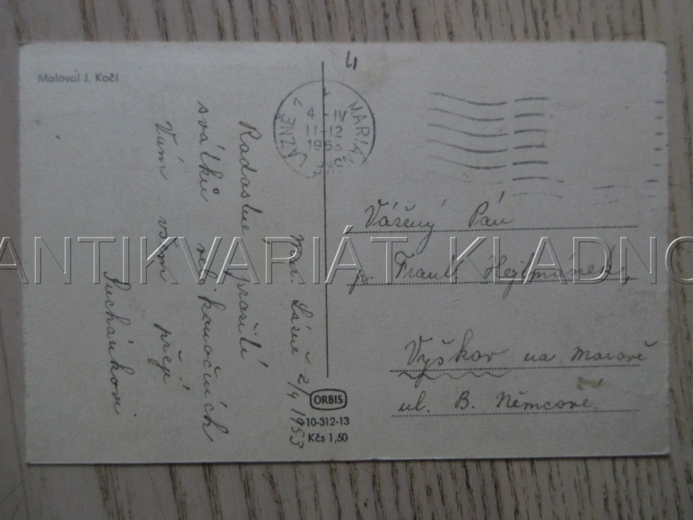 RADOSTNÉ VELIKONOCE!, J. KOČÍ, KROJ, POMLÁZKA, SLAVNOST, POHLEDNICE 1799