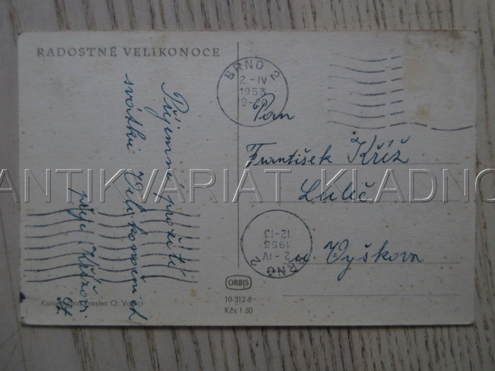 RADOSTNÉ VELIKONOCE!, PŘÍRODA, STROMY, JARO, DĚTI, LEZENÍ, POHLEDNICE 1810