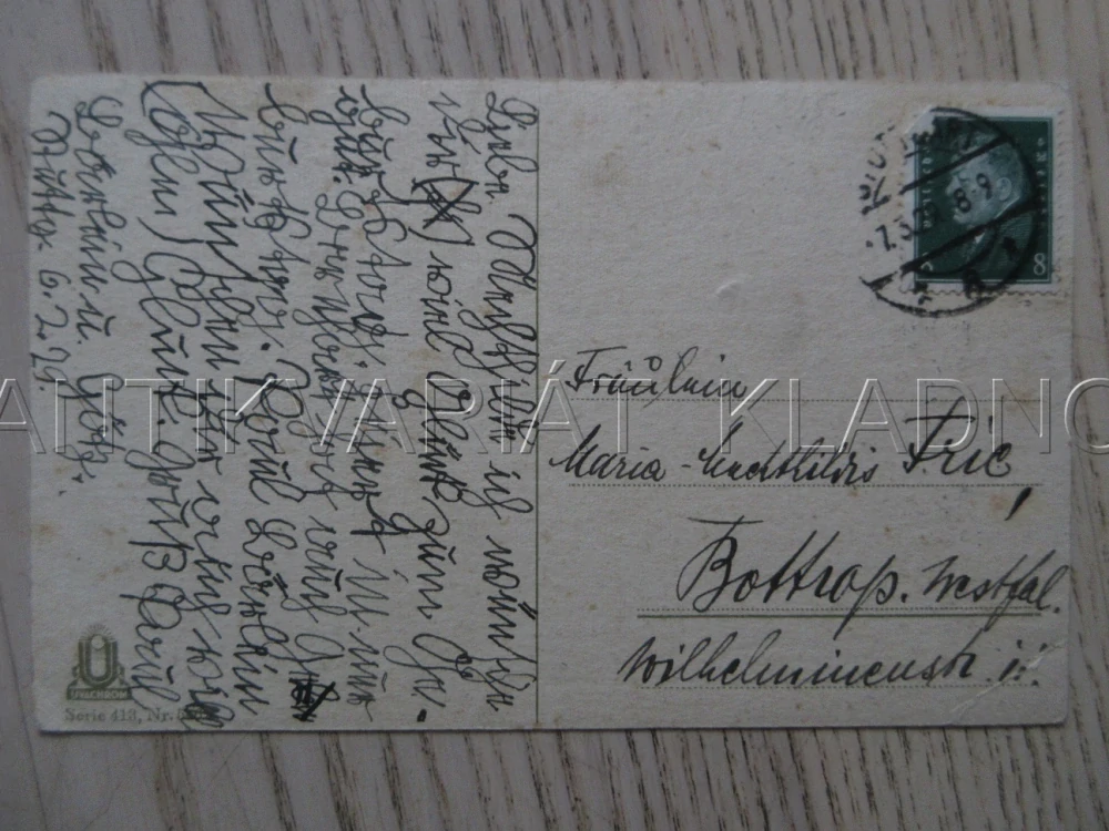 MLOK, DÍTĚ, PŘÍRODA, TRÁVA, POHLEDNICE 1827