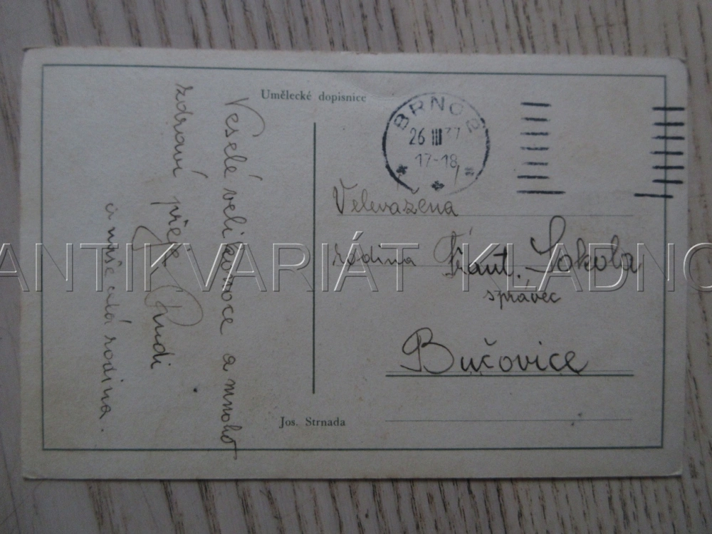 VELIKONOČNÍ POMLÁZKA, VELIKONOCE, ŠLEHÁNÍ, LIDOVÝ KROJ, POHLEDNICE 1840