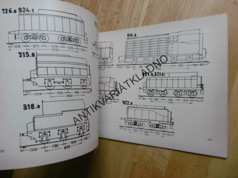 ATLAS LOKOMOTIV, NÁČRTKY PARNÍCH LOKOM. A TENDRŮ, BEK, ŽELEZNICE, 1984, **an 