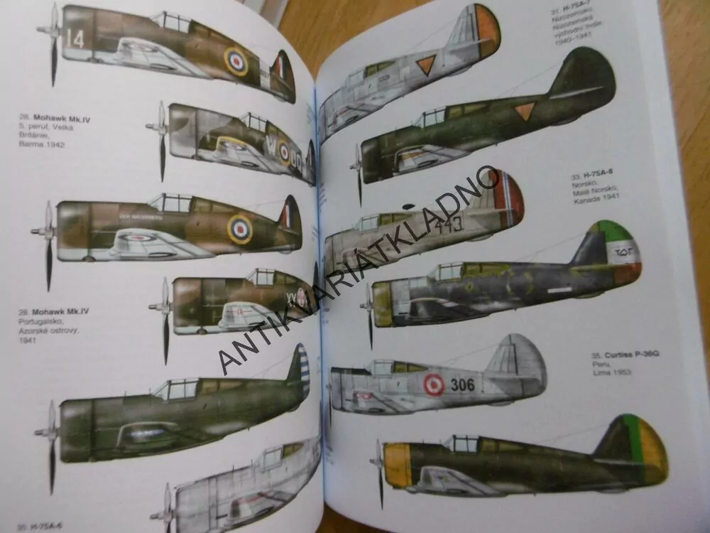 BOJOVÉ LEGENDY, CURTISS P-36,, HAWK 75, CHODIL