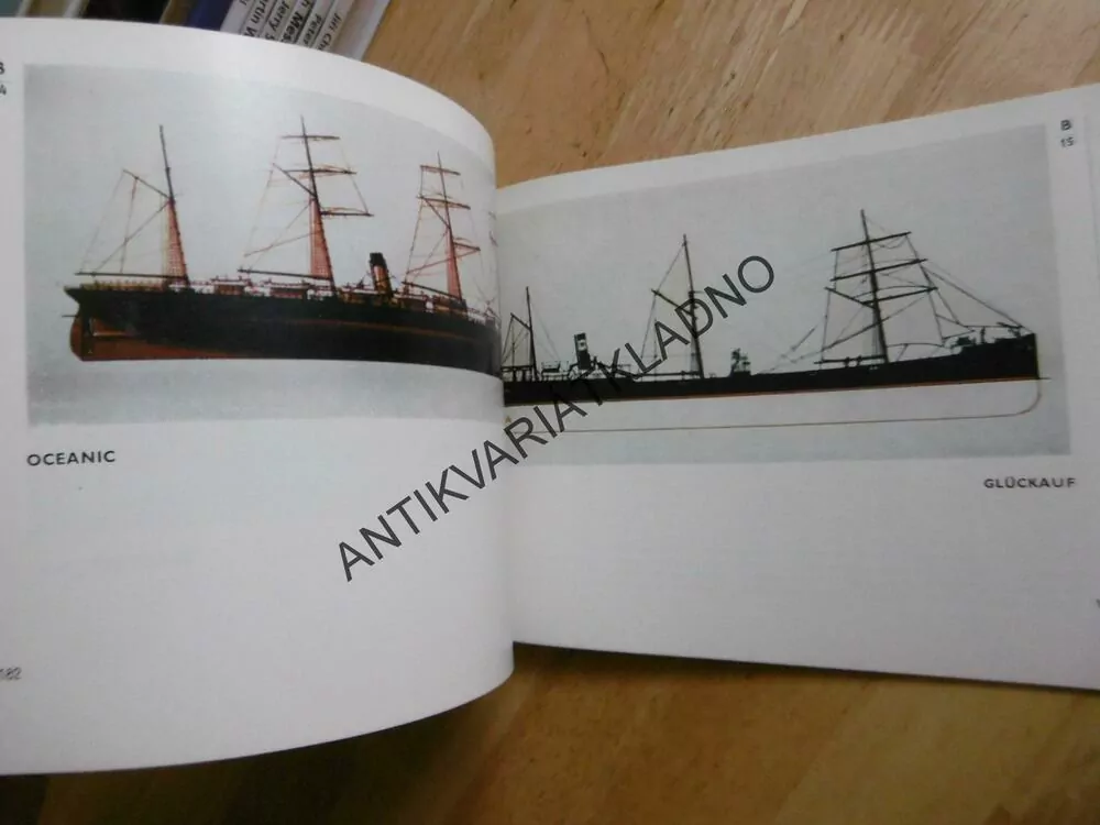 ATLAS LODÍ, PLACHETNÍ PARNÍKY, ŠKŇOUŘIL, RŮŽIČKA, NADAS