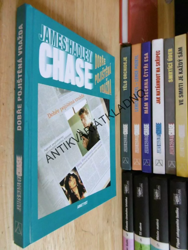 DOBŘE POJIŠTĚNÁ VRAŽDA, JAMES HADLEY CHASE, **an