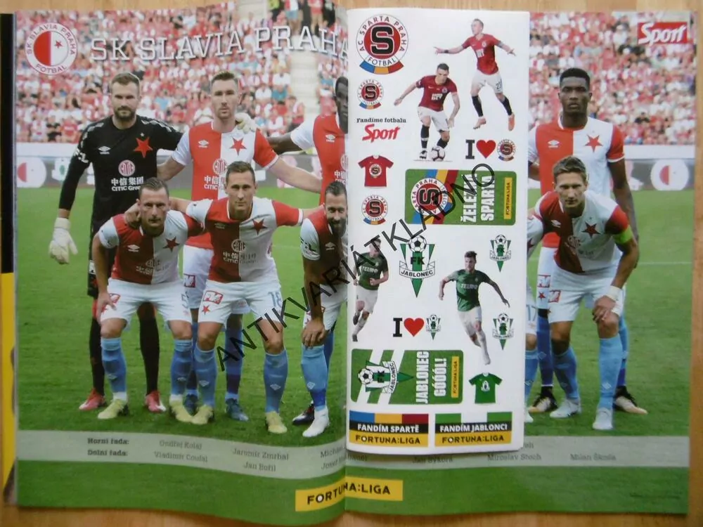 FOTBALOVÉ HVĚZDY LIGOVÉ SEZÓNY 2018/19