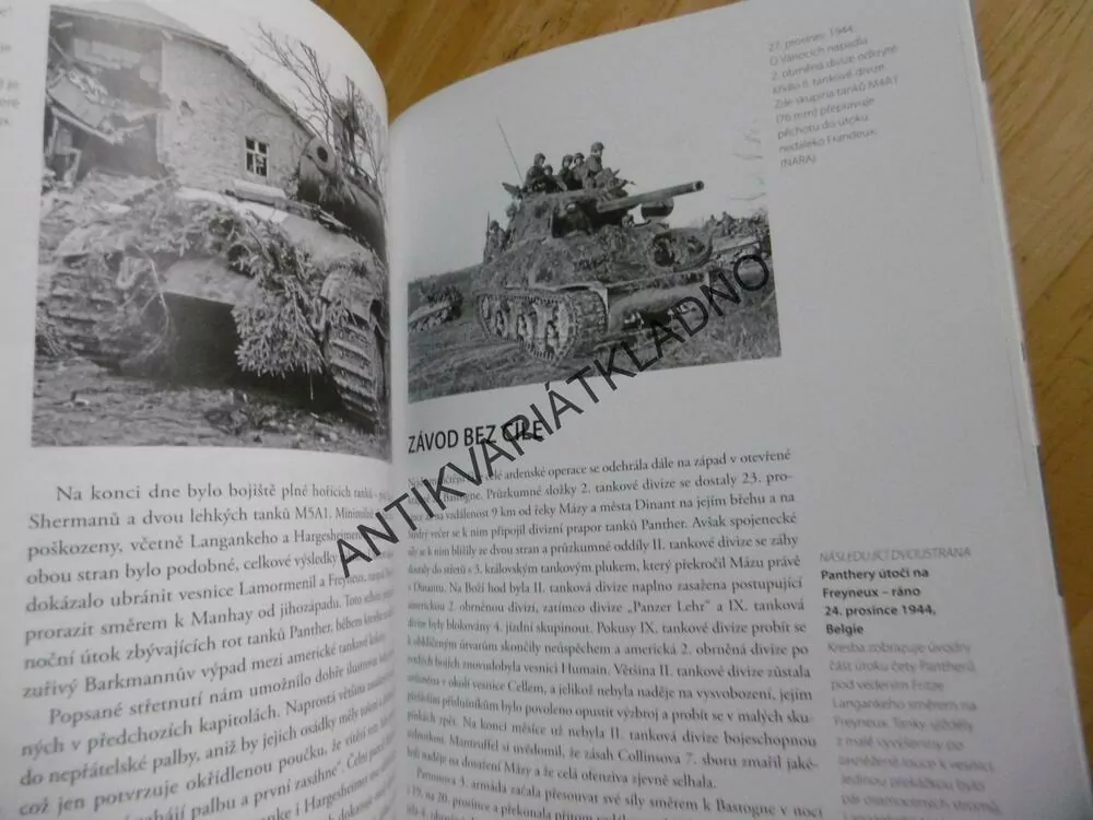 PANTHER VS SHERMAN, BITVA V ARDENÁCH 1944, ZALOGA