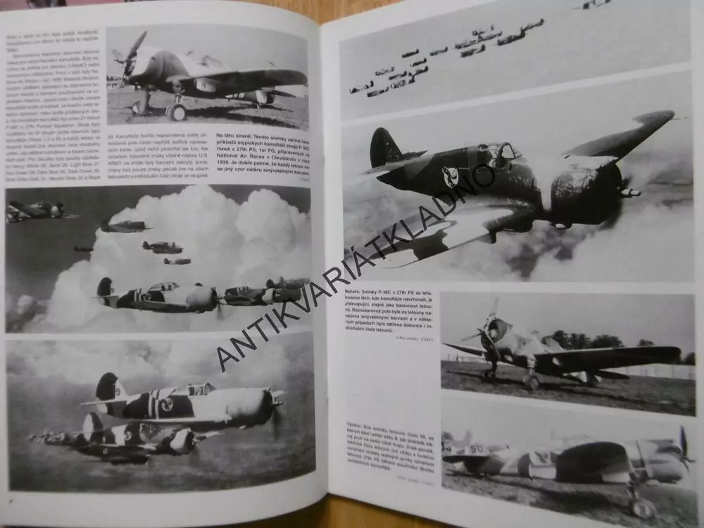 MONOGRAFIE 2., CURTISS P-36 HAWK