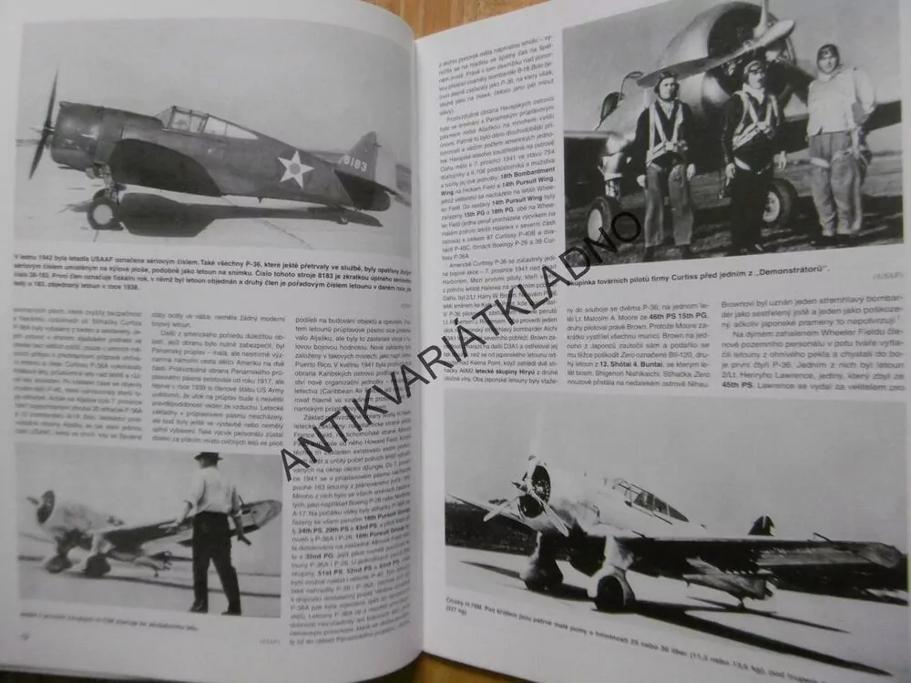 MONOGRAFIE 3., CURTISS P-36 HAWK