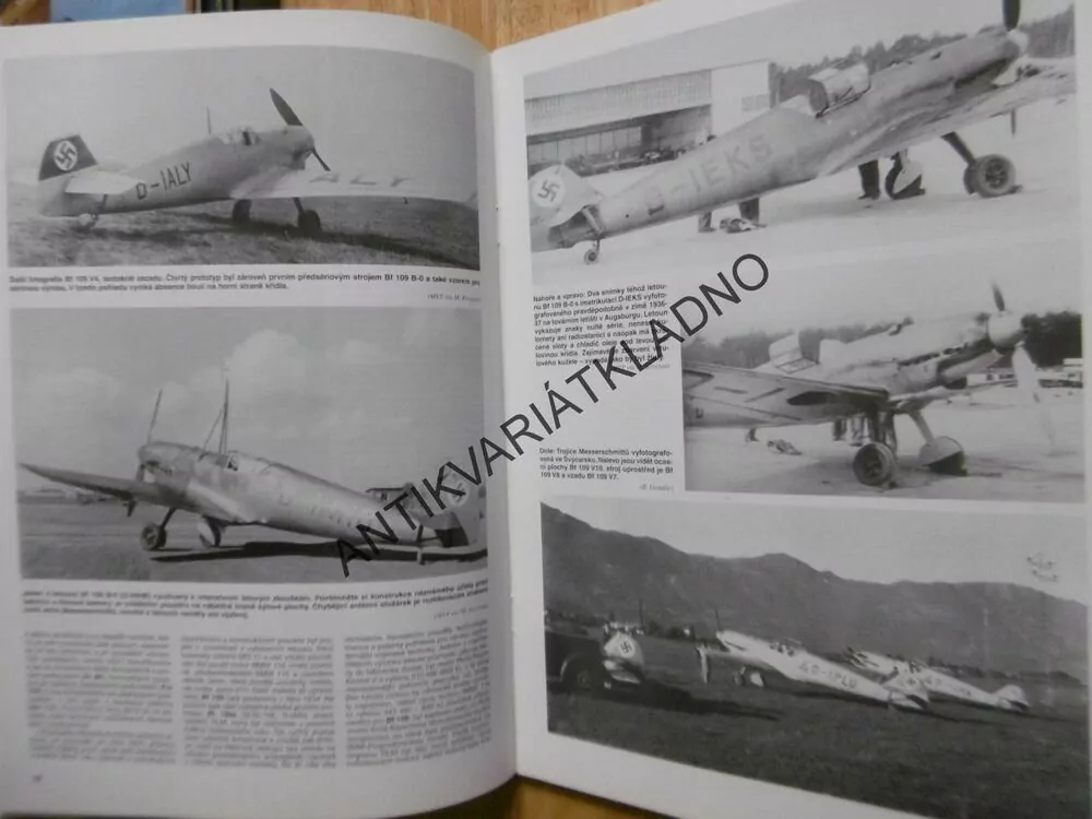 MONOGRAFIE 1., MESSERSCHMITT BF 109